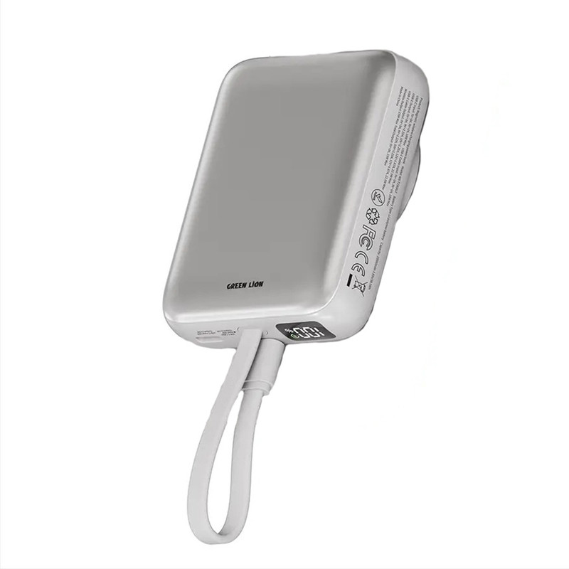پاوربانک بیسیم 22.5 وات گرین لاین مدل Revon GL-PX57 ظرفیت 10000 میلی‌آمپرساعت