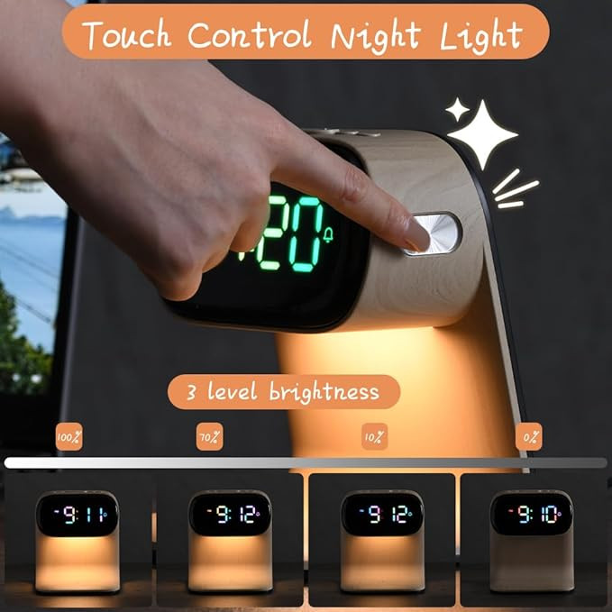 پایه نگهدارنده گوشی موبایل گرین لاین مدل BEDSIDE CLOCK