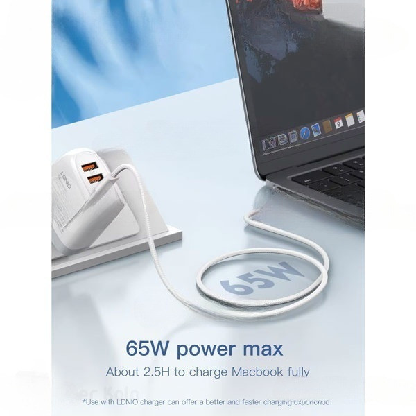 کابل تبدیل USB-C الدینیو مدل LC902C طول 2 متر