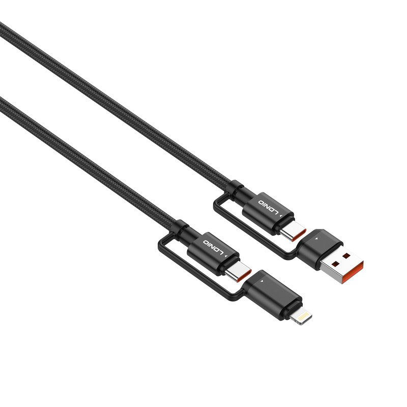 کابل تبدیل USB-C به لایتنینگ / USB الدینیو مدل Lc16 طول 1.2 متر