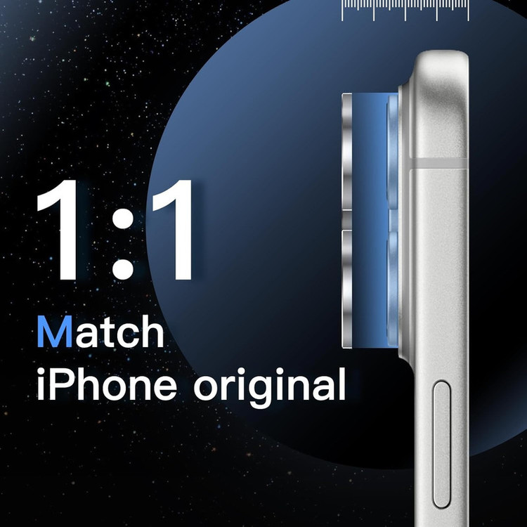 محافظ لنز دوربین شیشهای کوزوم مدل PVD مناسب برای گوشی موبایل اپل iPhone 17 Pro Max