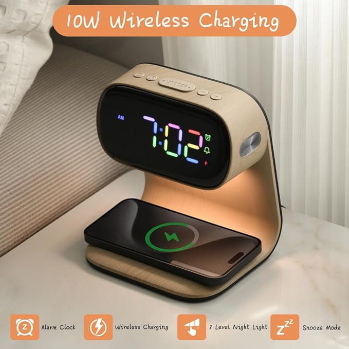 پایه نگهدارنده گوشی موبایل گرین لاین مدل BEDSIDE CLOCK