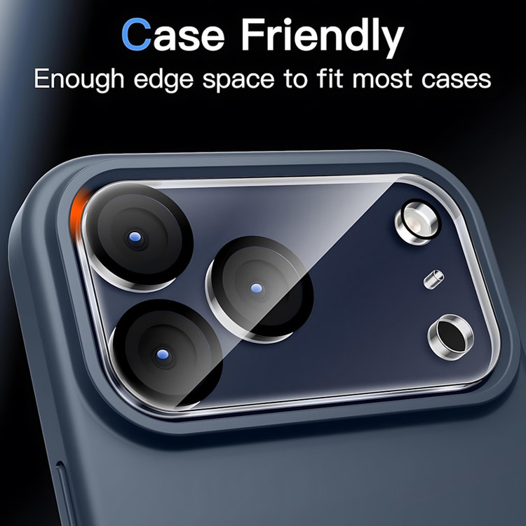 محافظ لنز دوربین شیشهای لیتو مدل CrystalCam مناسب برای گوشی موبایل اپل iPhone 17 Pro Max