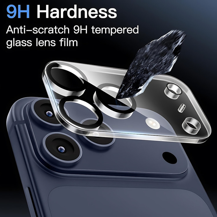محافظ لنز دوربین شیشهای لیتو مدل CrystalCam مناسب برای گوشی موبایل اپل iPhone 17 Pro Max